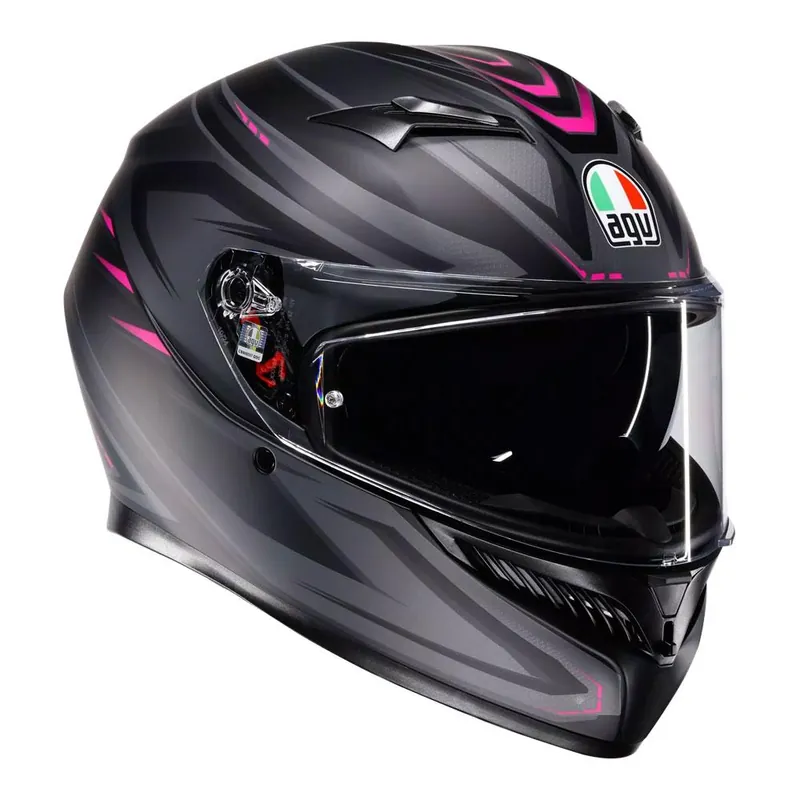 AGV K3 - SYTH MATT BLACK/PINK Premium