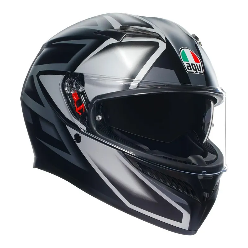 AGV K3 - COMPOUND MATT BLACK/GREY New Arrival