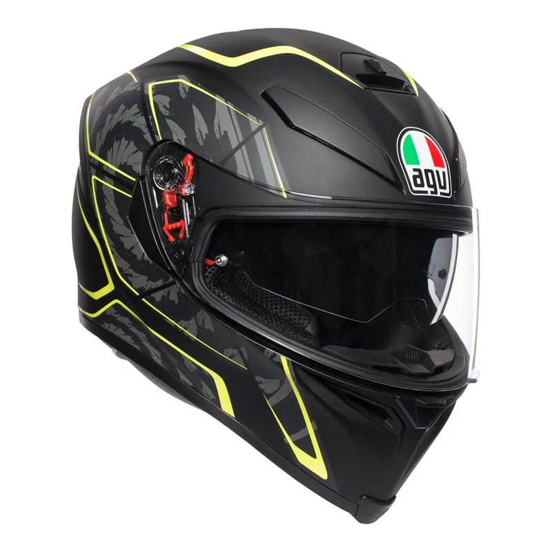 Wholesale AGV K5 S - TORNADO MATT BLACK/YELLOW FLUO