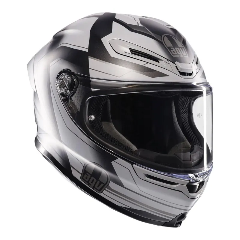AGV K6 S - ULTRASONIC MATT BLACK/GREY Modern