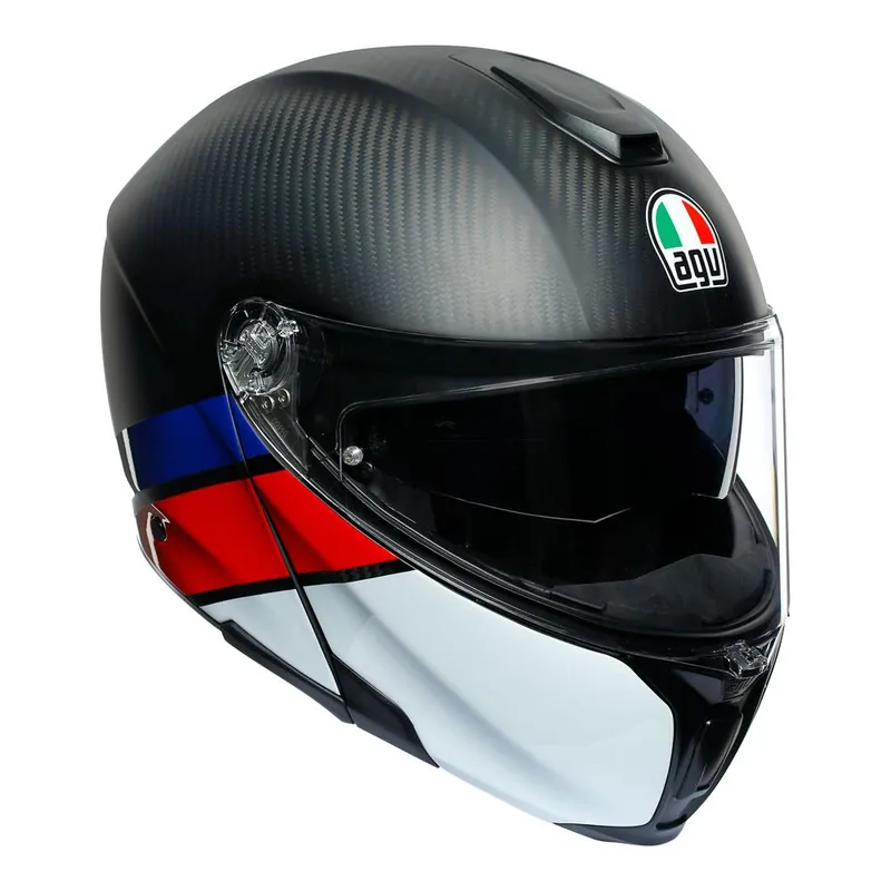 AGV SPORTMODULAR - LAYER CARBON/RED/BLUE New Arrival