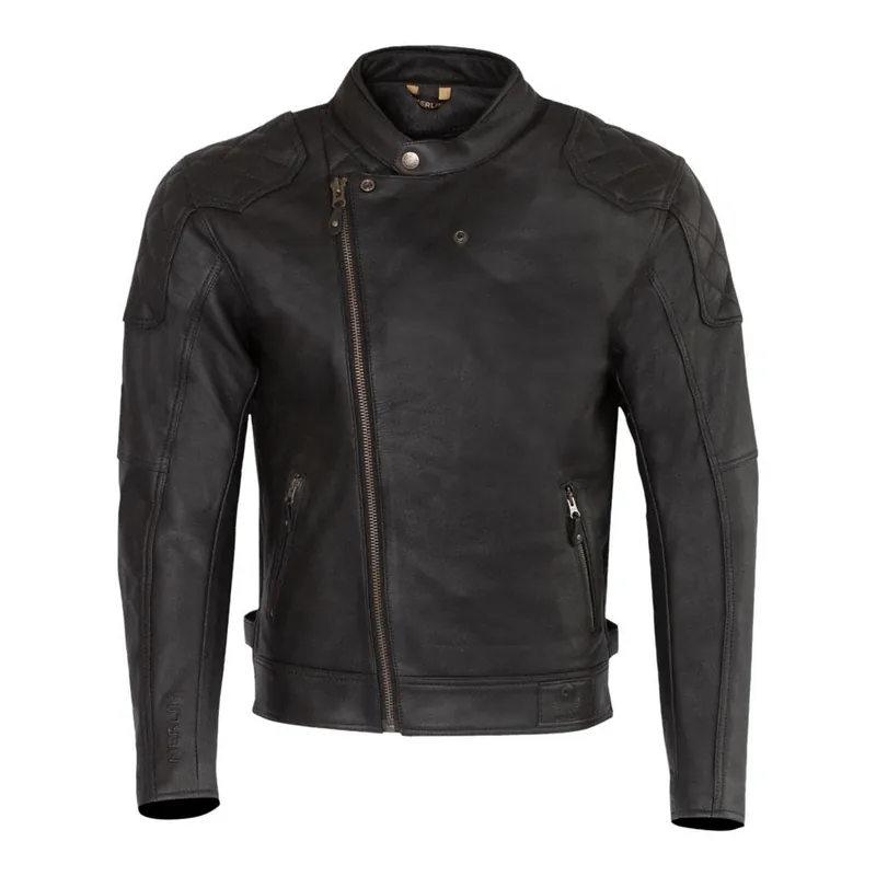 Merlin Chester Café D3O® Leather Jacket Black Direct From Factory