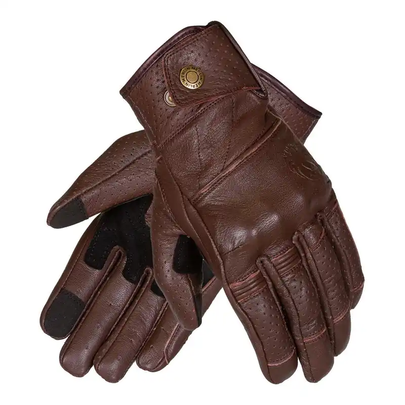 Merlin Legacy D3O® Ladies Leather Gloves Dark Brown Fast Shipping