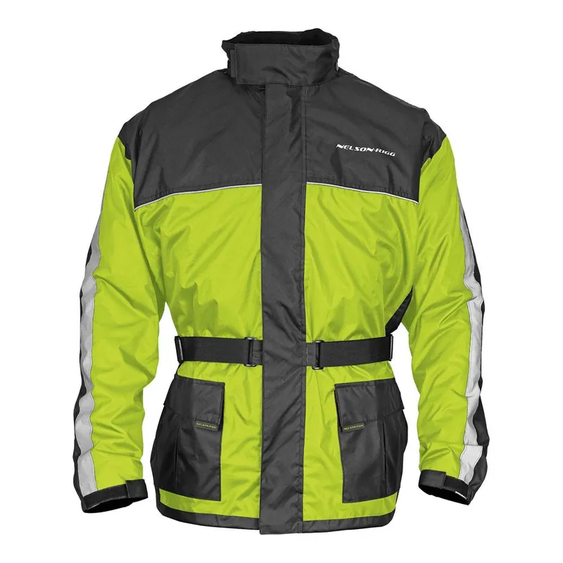 Shop Now Nelson-Rigg Solo Storm Rain Jacket High Viz Yellow/Black