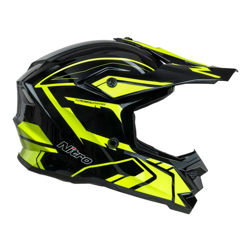 Best Choice NITRO MX710 YOUTH SHARD II FLURO YELLOW/BLACK