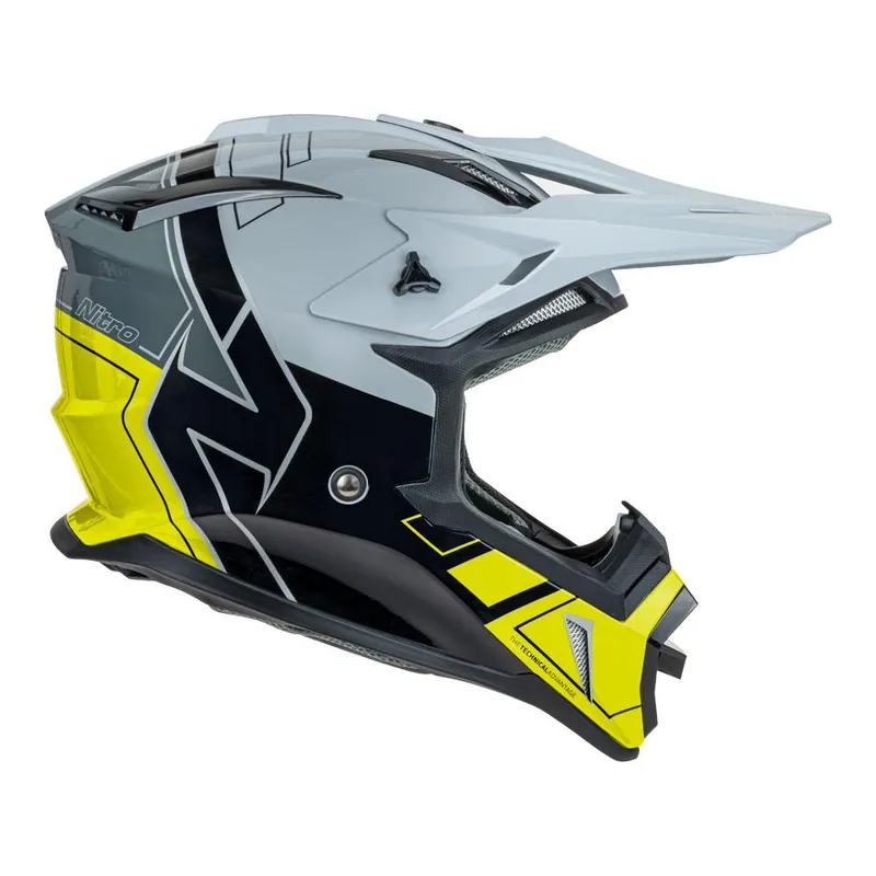 NITRO MX760 GLOSS SILVER/GREY/BLACK/FLURO Direct From Manufacturer