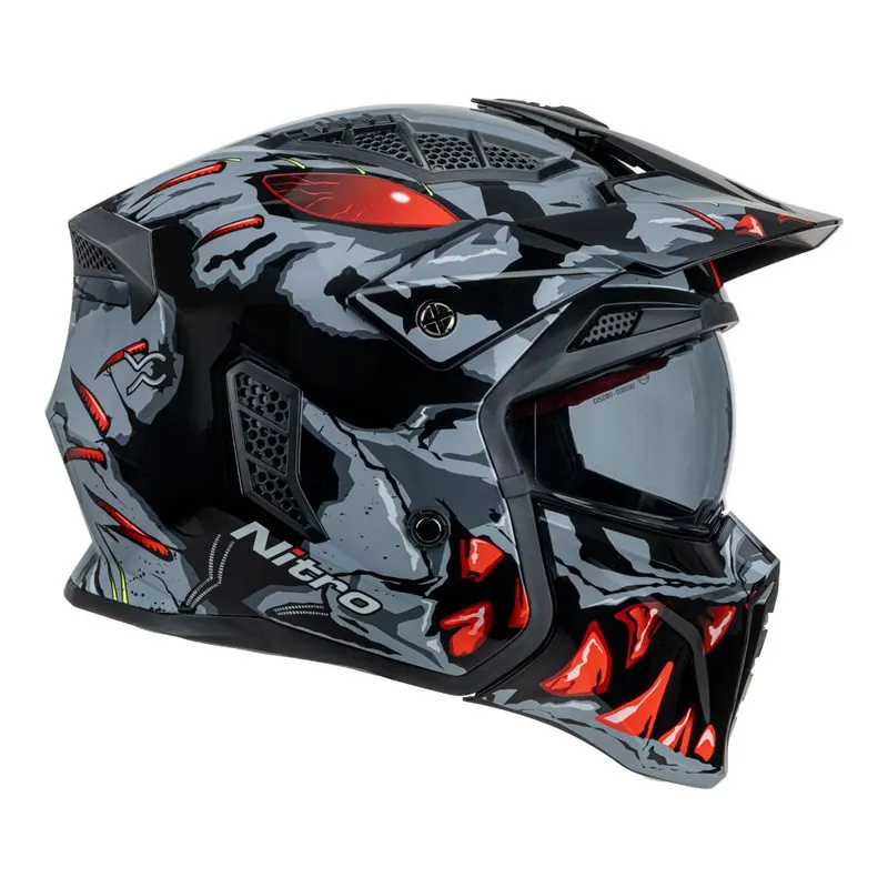 Exclusive NITRO NZ302 TOXIC GREY/RED