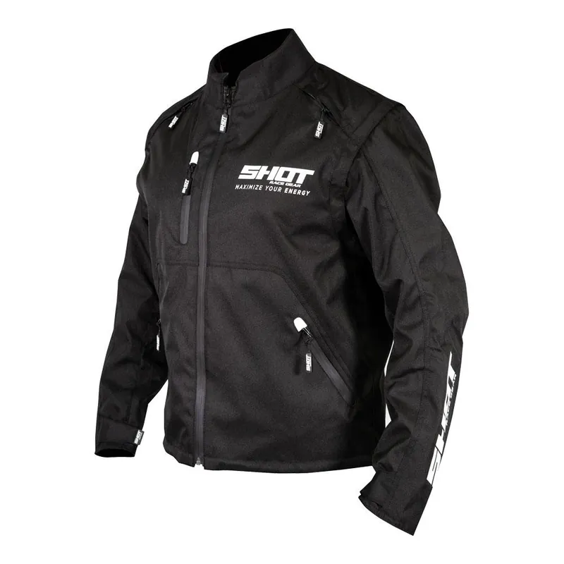 Shot Contact Assault Enduro Jacket Black/White Free Returns