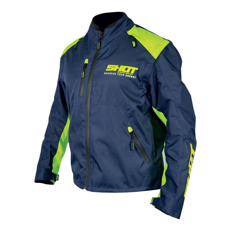 Shot Contact Assault Enduro Jacket Blue/Neon Yellow Original