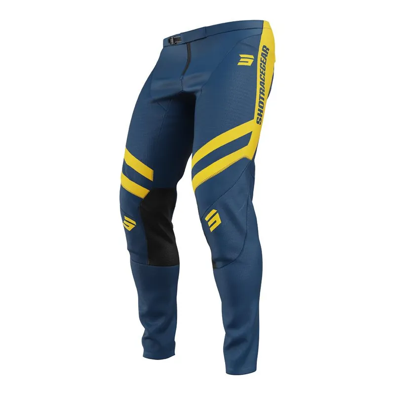 New Arrival Shot Contact Mythic Pants Blue/Yellow