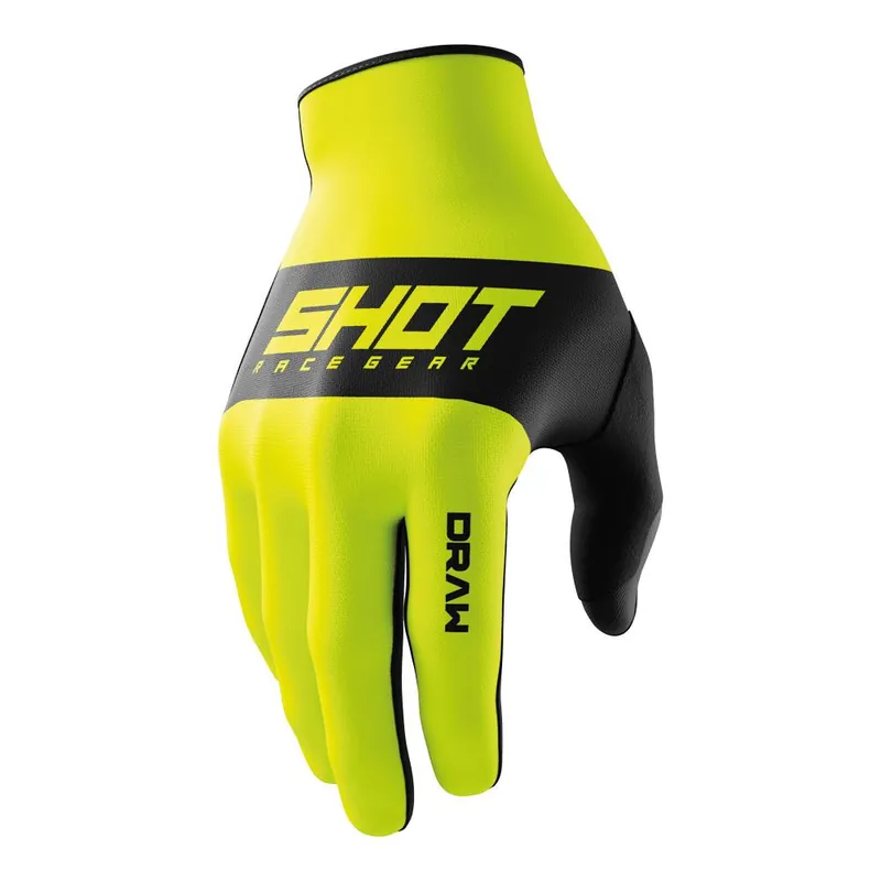 Discount Shot Draw Sky Gloves Neon Yellow