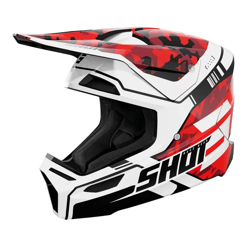 Special Offer Shot Furious Kid Flash Helmet Red Glossy