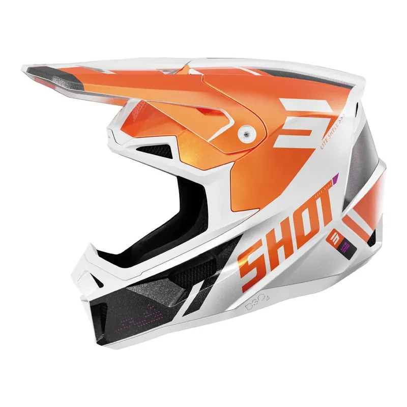 Shot Lite Ultra Helmet Orange Pearly Special Discount