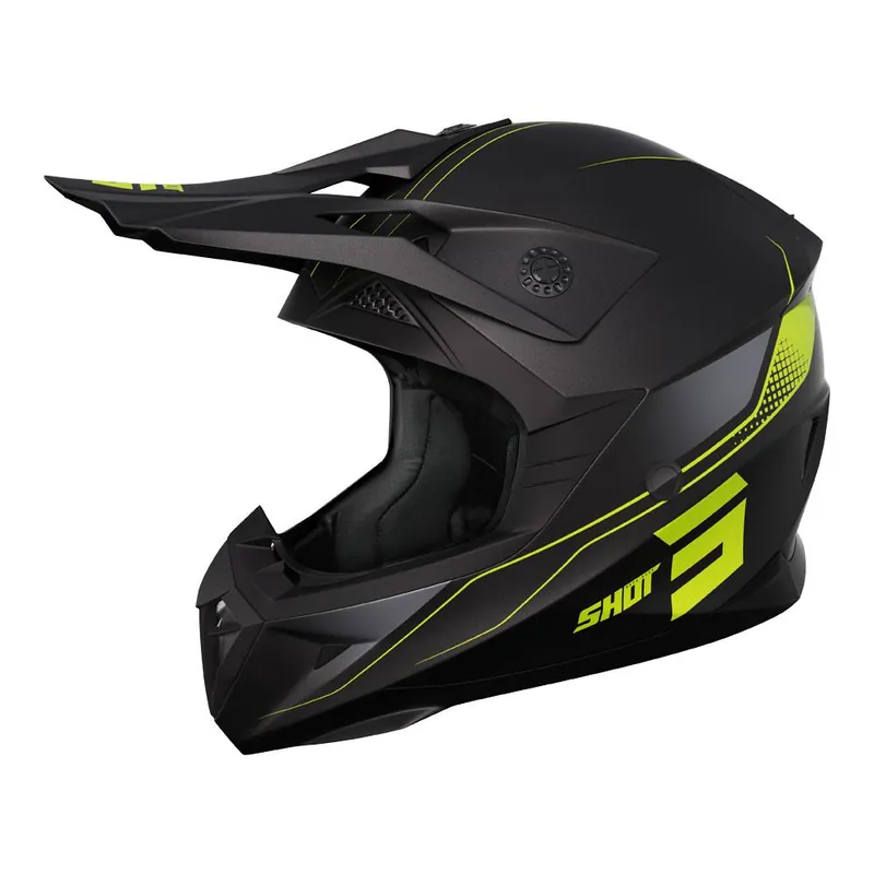 Shot Pulse Helmet Edge Matt Black/Neon Yellow Sale