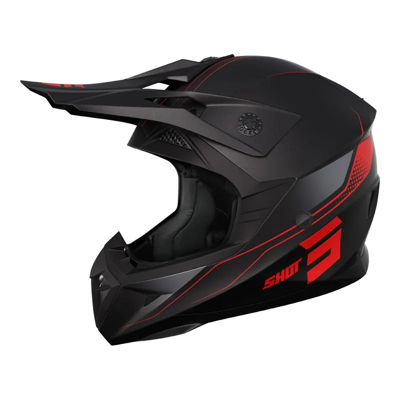 Next Day Delivery Shot Pulse Helmet Edge Matt Black/Red