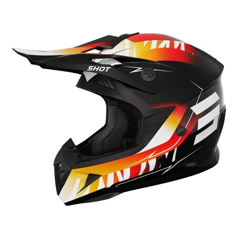 Shot Pulse Kid X-Treme Helmet Orange/Red Glossy Get Yours