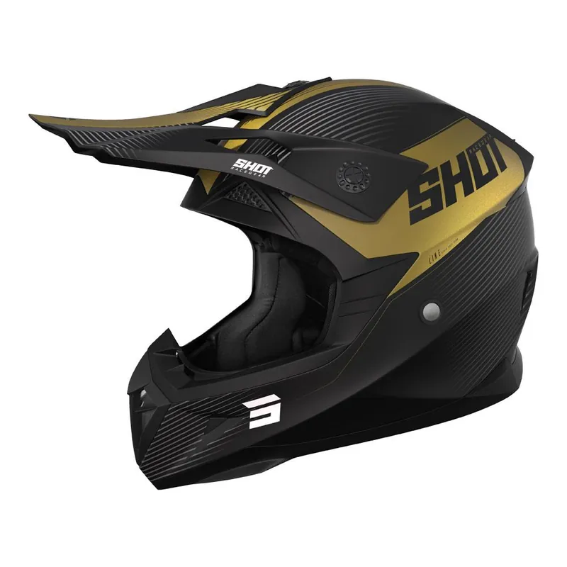 Shot Pulse Line Helmet Gold Matt Limited Offer