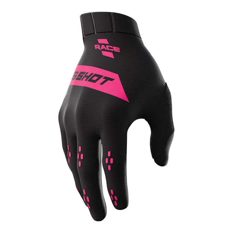Shot Race Gloves Pink Direct From Factory