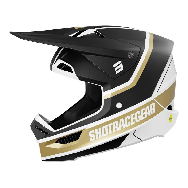 Super Sale Shot Race Mythic Helmet Black/Gold Matt
