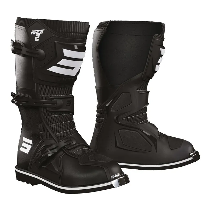 Modern Shot Race 2 Kid Boots Black