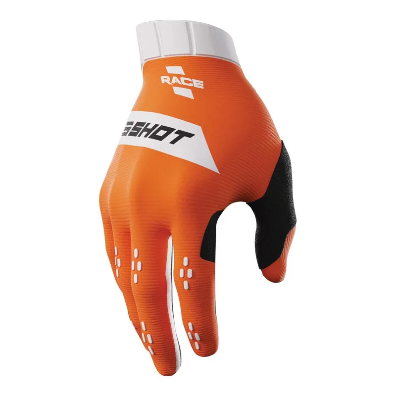 Budget Shot Race Gloves Orange