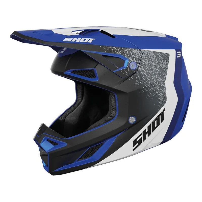 Shot Speed Hybrid Helmet Blue Matt In Demand