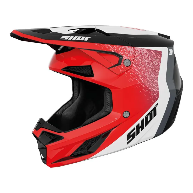 Time-Limited Shot Speed Hybrid Helmet Red Glossy