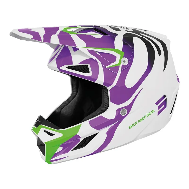 One Day Deal Shot Speed Kid Ghost Helmet Purple Glossy