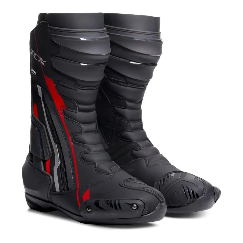 TCX S-TR1 BOOTS BLACK/RED/WHITE Premium