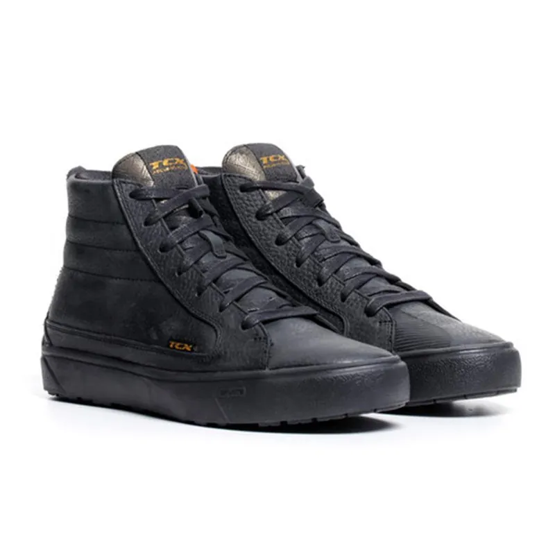 Free Delivery TCX STREET 3 LADY WATERPROOF BOOTS BLACK/BLACK/GOLD