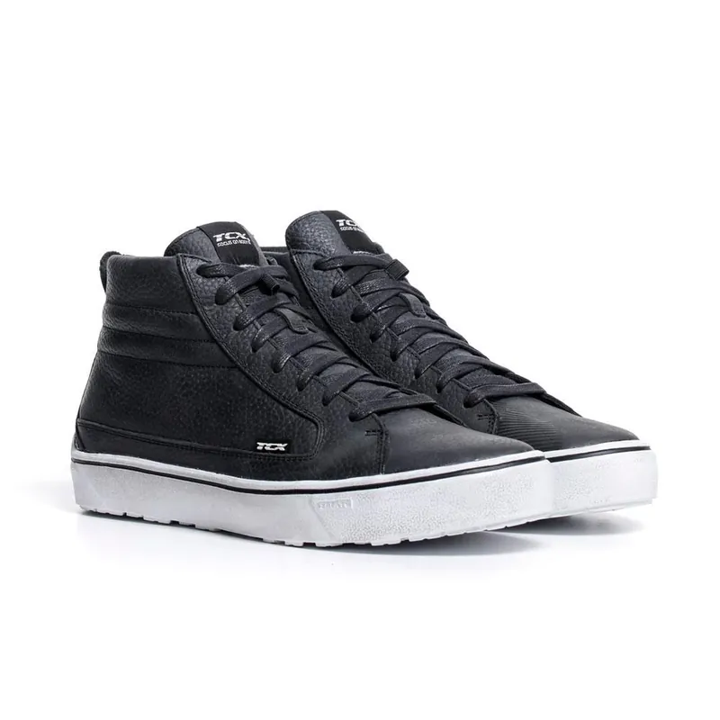 Brand New TCX STREET 3 WATERPROOF BOOTS BLACK/BLACK/WHITE