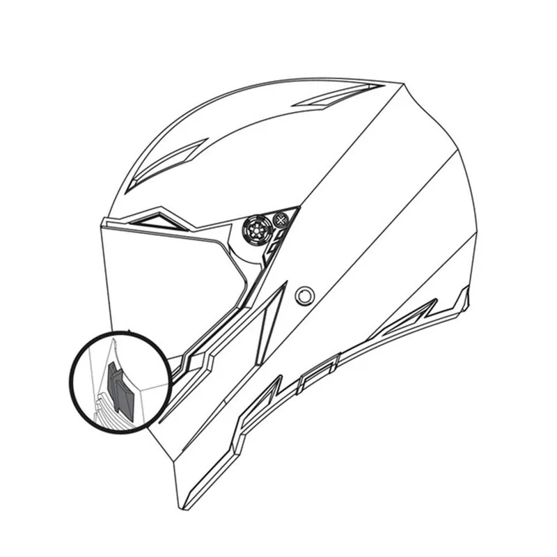AGV BREATH DEFLECTOR AX-8 Shop Now