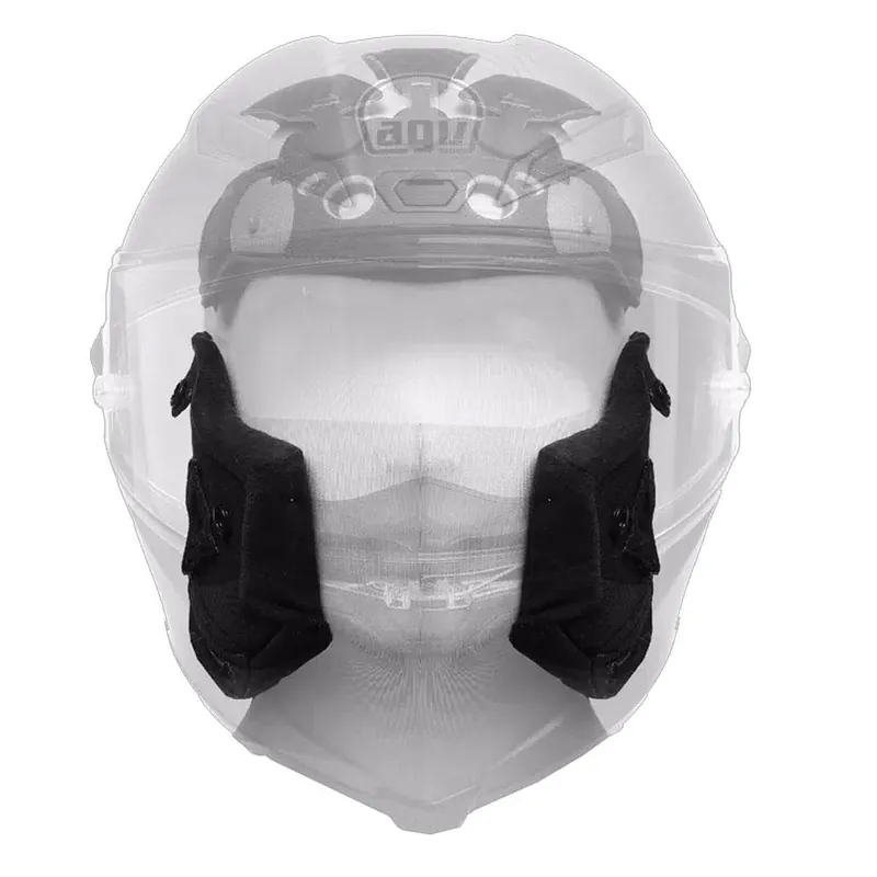 AGV CHEEK PADS PISTA GP RR BLACK/RED SIZE M Cheap