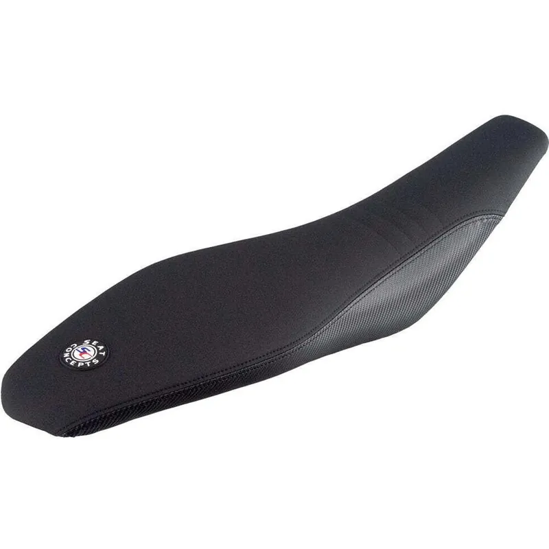 Seat Concepts KTM EXC/EXCF 20-23 Comfort XL Carbon Vinyl Sides/Black Gripper Top/Black Stitching Complete Seat Secure Checkout