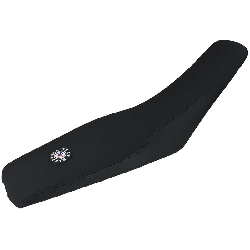 Seat Concepts Sherco SE-F/SEF-R 17-24 Comfort Carbon Vinyl Sides/Black Semi-Grip Top Seat Foam & Cover Kit Hassle-Free Returns