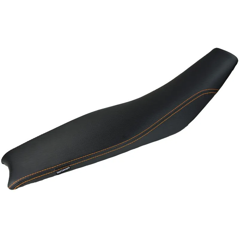 Modern Seat Concepts KTM EXC/EXCF 17-19 Comfort Carbon Vinyl Sides/Black Semi-Grip Top/Black Stitching Complete Seat