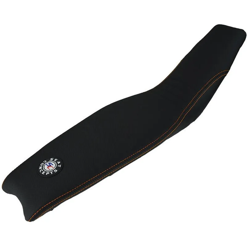 Seat Concepts KTM EXC/EXCF 17-19 Comfort Low Carbon Vinyl Sides/Black Semi-Grip Top/Black Stitching Complete Seat Latest