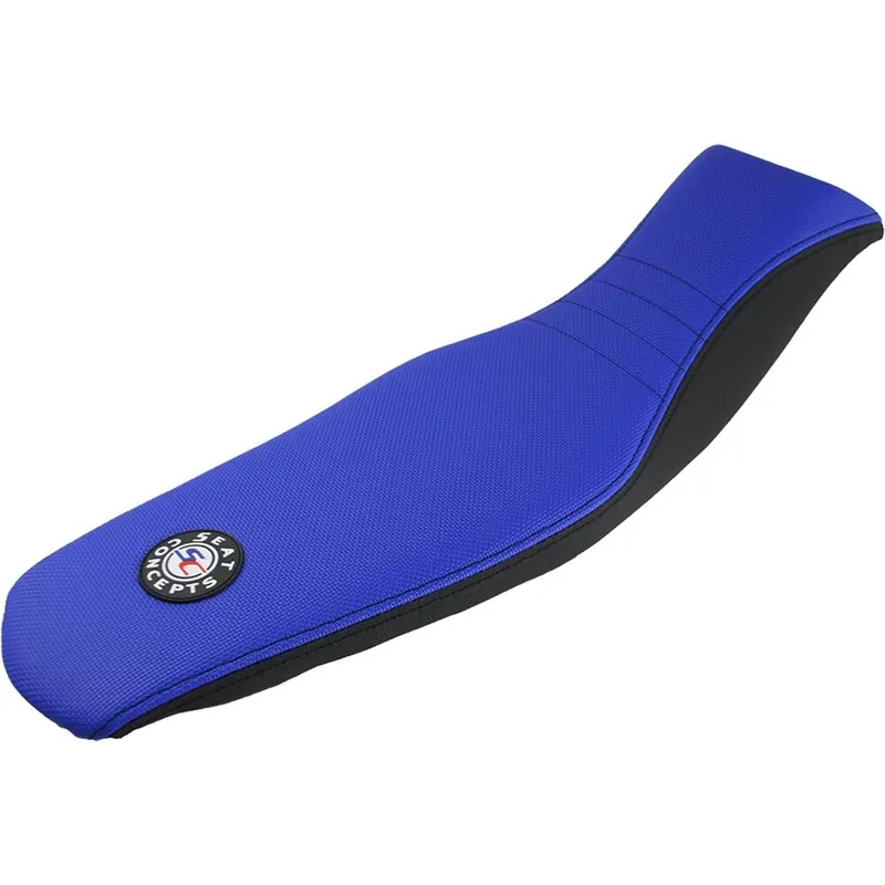 Latest Seat Concepts Yamaha WR250F 20-24 WR450F 19-23 Comfort Low Black Wire Gripper Sides/Blue Wire Gripper Top Complete Seat